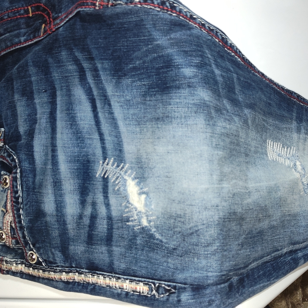 Rock Revival Men Blue Jeans 38 X 34 - Picture 5 of 9